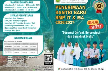 Penerimaan Santri Baru TA 2026/2027