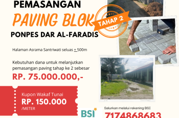 Open Donasi Pemasangan Paving Tahap 2