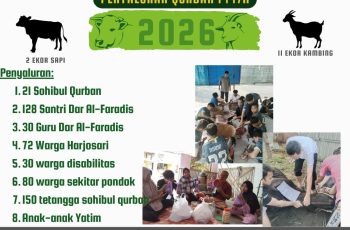 Kegiatan Qurban di Pondok