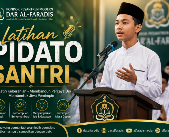 Melatih Keberanian dan Percaya Diri Santri Melalui Latihan Pidato